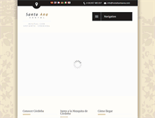 Tablet Screenshot of hostalsantaana.com